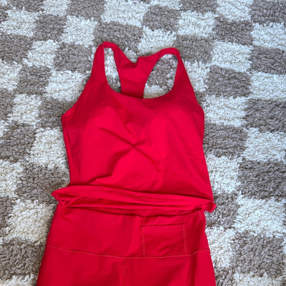 Fabletics Bold Red Workout Set - image 1